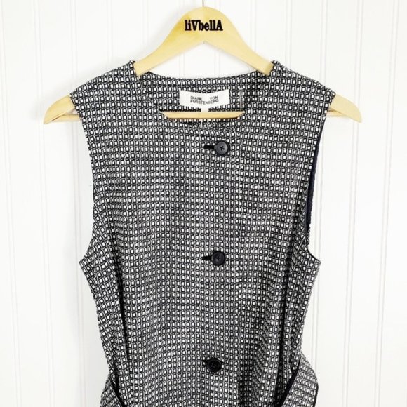 Diane VON FURSTENBURG  PATSY CONVERTIBLE JACQUARD TRENCH COAT, VEST, OR … - Picture 13 of 16